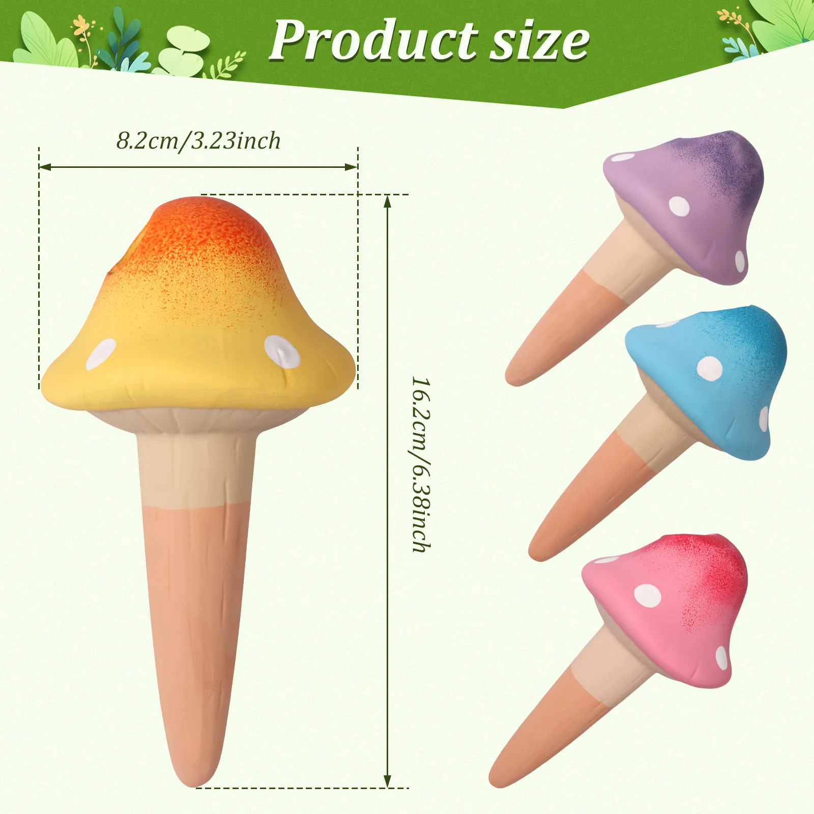 Ceramic Self Watering Plant Spikes for Indoor Outdoor Plants