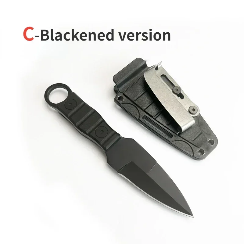 Sfe76b52ff4694f5886674737fe2499d6Z New Pocket knife Outdoor small straight knife,utility knife +K sheath, high hardness survival knife, camping EDC tool portable Mallzona
