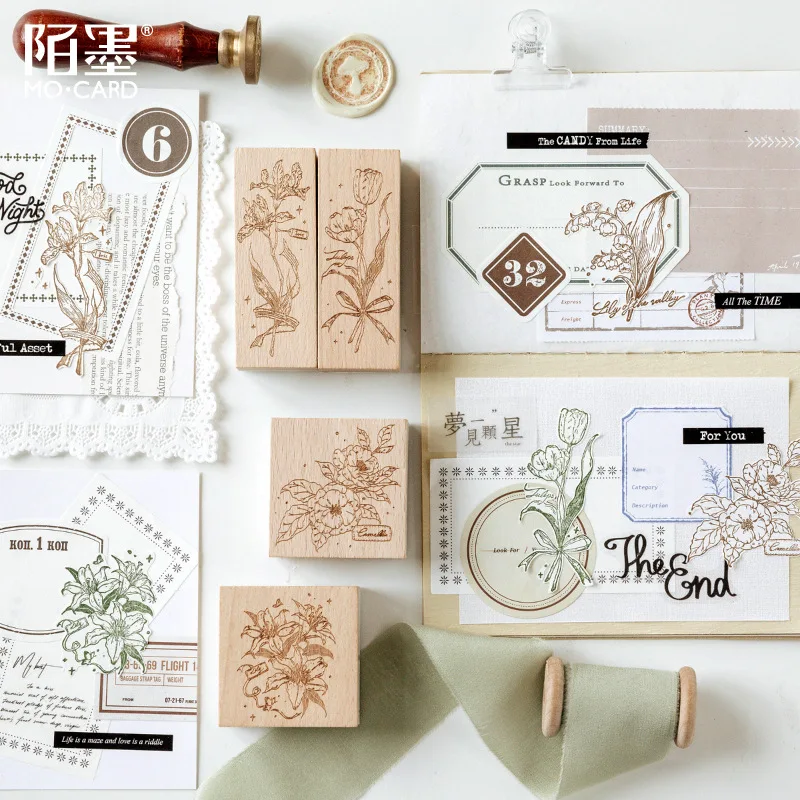 

1 шт./1 набор, деревянный штамп