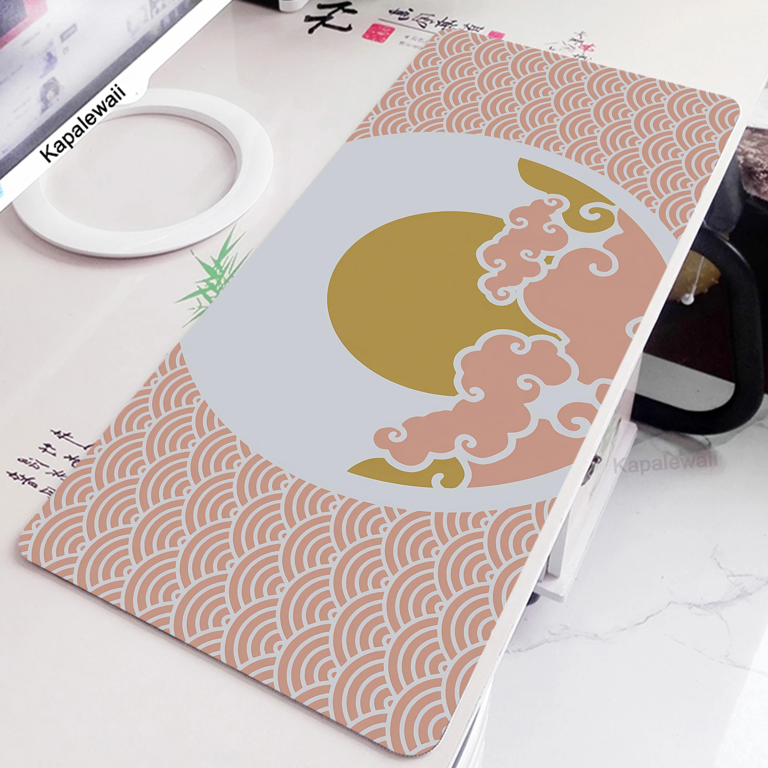 

Japanese Style Game Mouse Pad Large Great Wave Mouse Mat XXL Gaming Mousepad Table Carpet Deskmat Big Keyboard Mats 100x50cm
