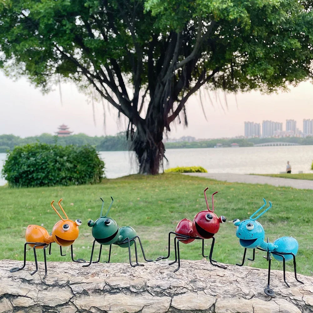 

Ant Decor Outdoor Garden Cute Insect Metal Ant Living Room Wall Art Sculptures Wall Hang Home Decors Modern Jewelry Ornament