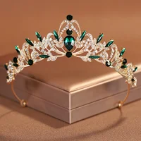 Bridal Headwear Full Of Baroque Atmosphere Classical Gold-colour Ladies' Crown For Wedding Bride And Girl Birthday - Image 6