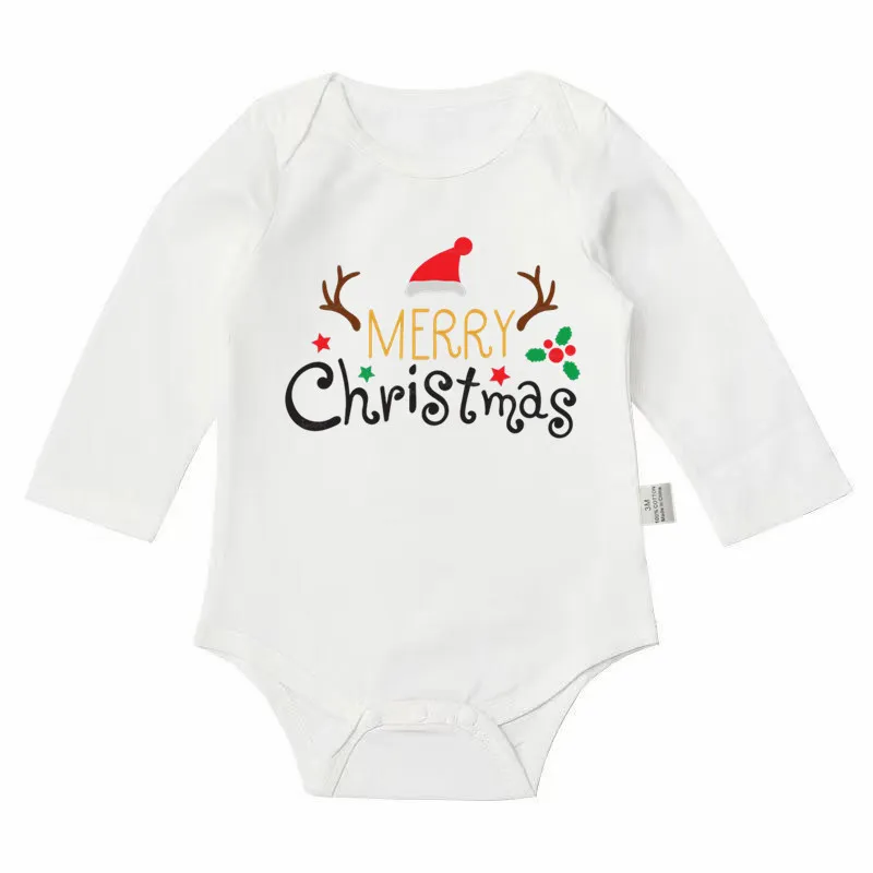 100% Cotton Soft Baby Bodysuits Long Sleeve for Newborn Boy Girl Infant Onesies Bebe Clothes Baby Shower Gifts Christmas Gifts