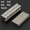 Powerful Neodymium Magnet N35 NdfeB Permanent Magnetic imanes Round Super Strong Fridge Magnets DIY 3x3 5x5 6x6 8x8 10x10mm