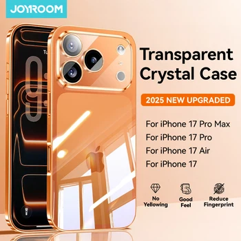 Joyroom Case For iPhone 17 16 Pro Max Case Crystal Transparent PC Anti-Yellow Lens Protection Cover For iPhone 17 Pro Max Case 1