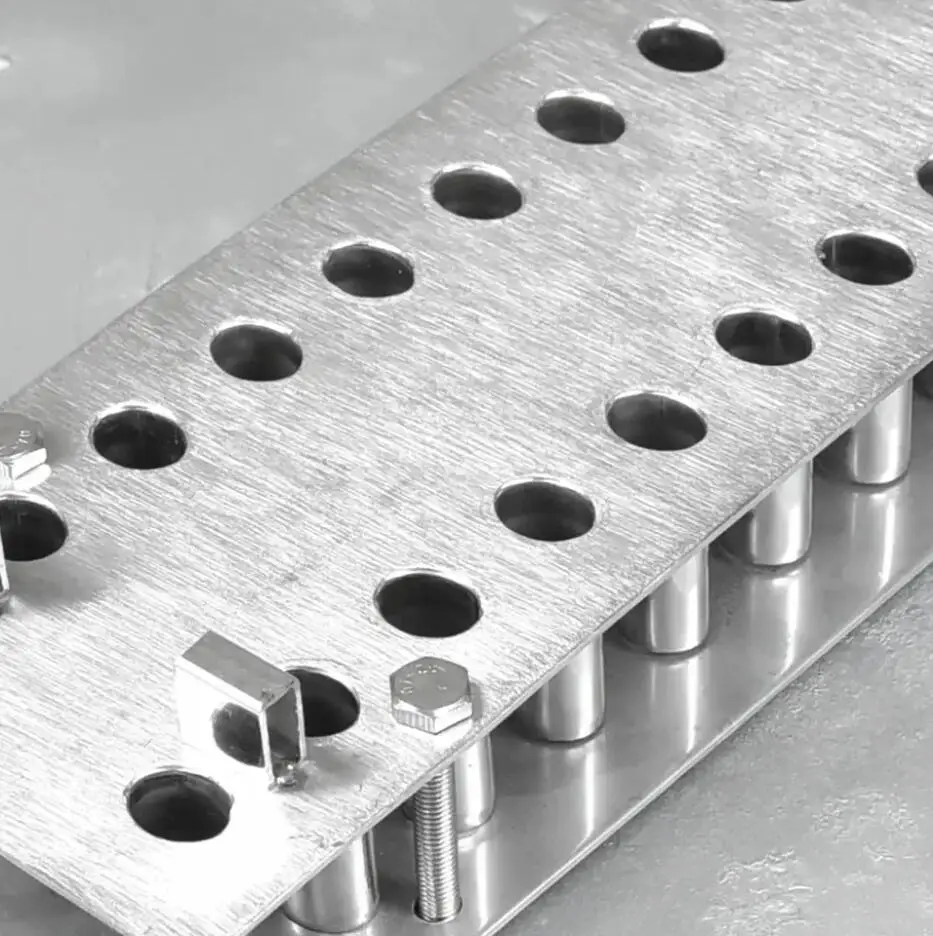 Stainless Steel 304 Popsicle Stick Aligner Popsicle Mold Stick Aligner 28 Cavities Holders Brazil Style