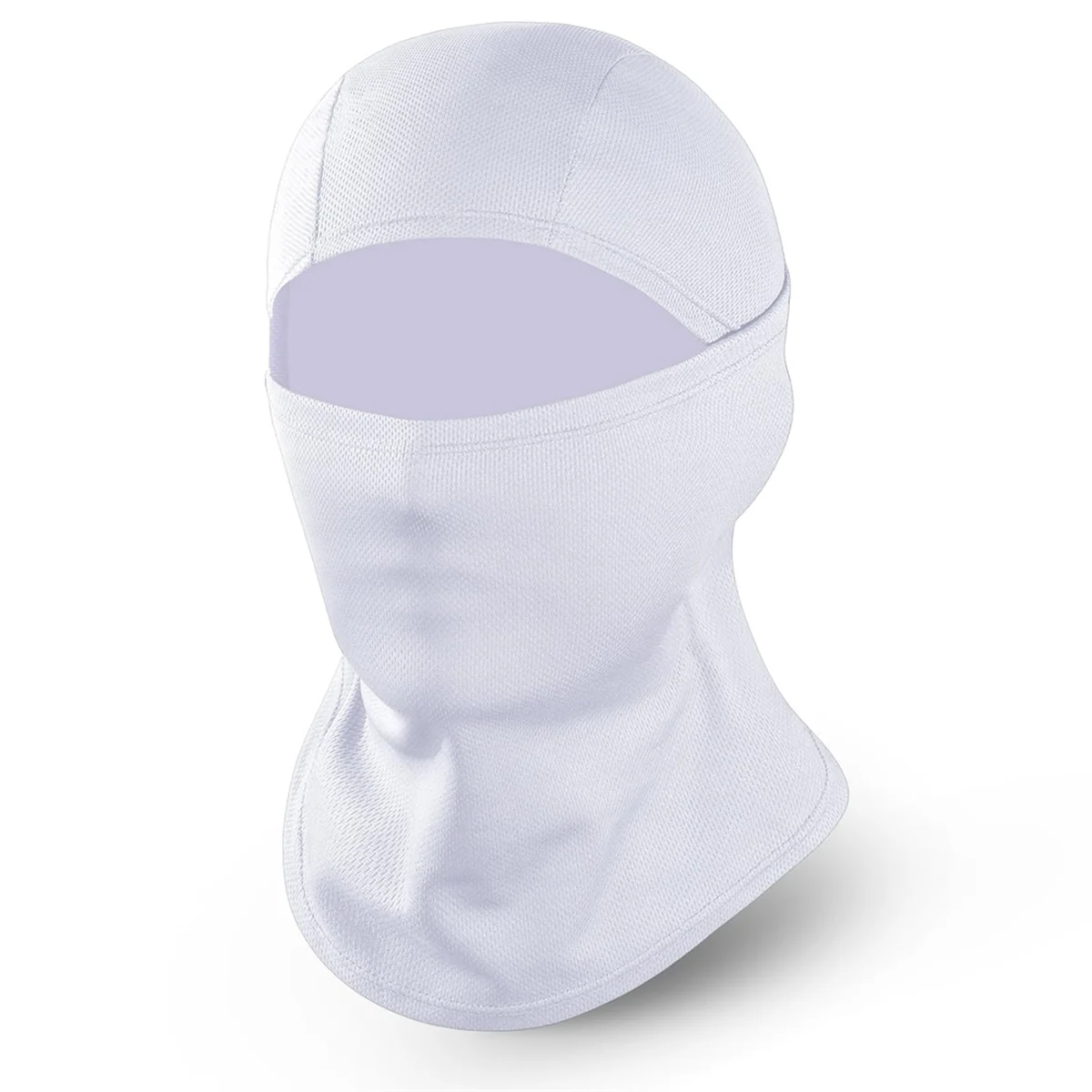 XZLL White Ski Mask for Men and Women, UV Protection Mask, Suitable for Motorcycles and Snowboards