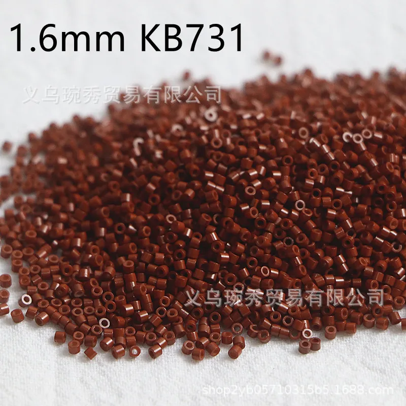 Oil Painting Antique Bead Collection - Handmade DIY Embroidery Loose Beads, 1.6mm