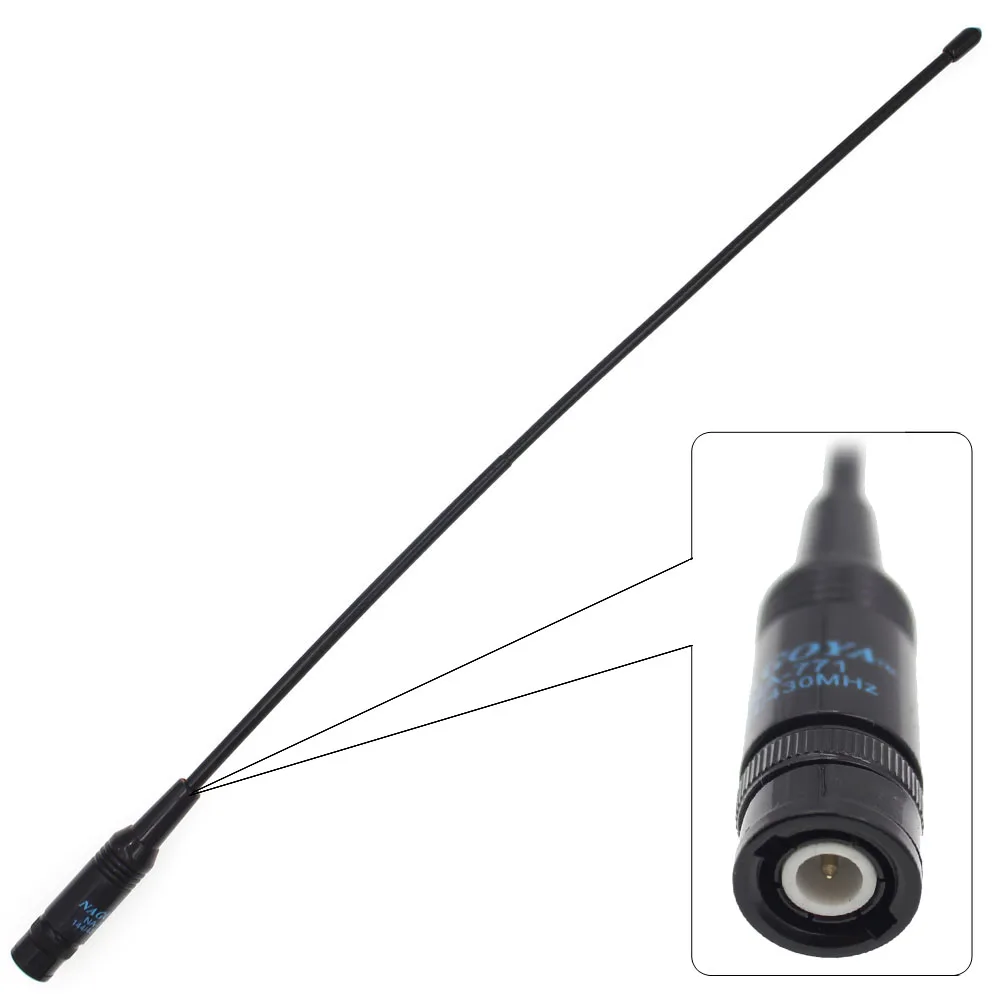 

New NAGOYA NA-771 DUAL BAND 144/430Mhz U/V BNC Antenna For IC-V8 IC-V82 IC-V85 TK308 Two Way Radio with free shipping