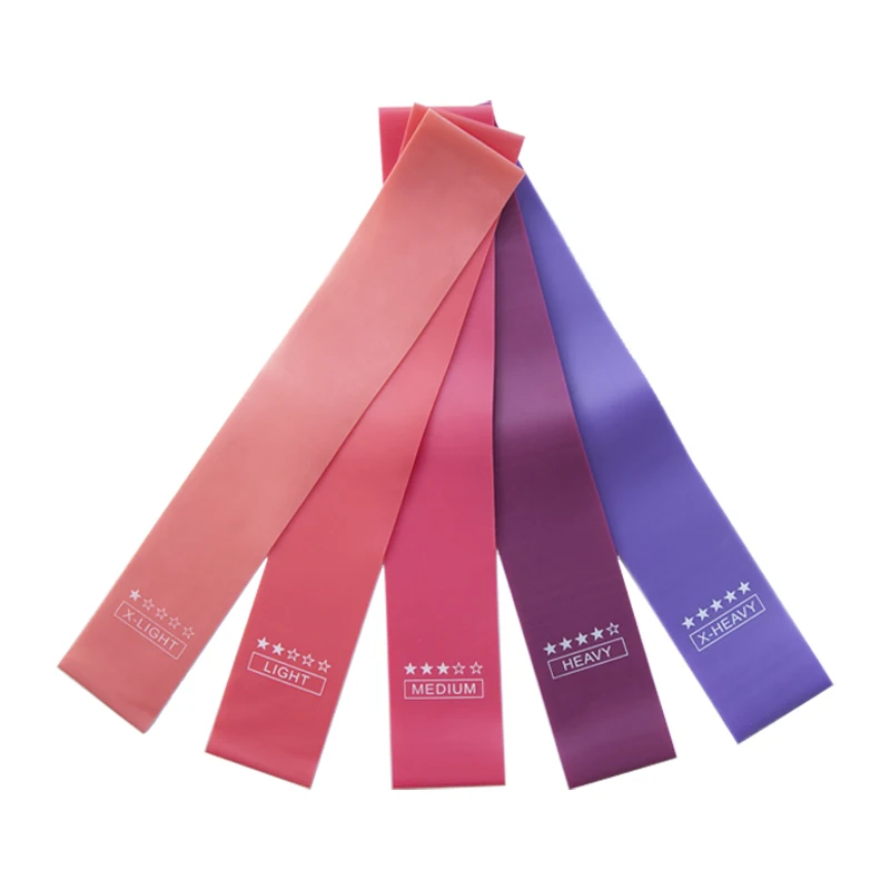 Resistance Bands,Yoga Elastic Band,Squat Fitness TPE Tensile Band,5 Set of Stretch Bands for Booty Legs,Pilates Elastic Circle