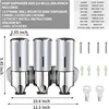 Manual Soap Dispenser Single 500ml Wall Mounted Shampoo Container Soap and Dispenser Bathroom Accessories Shampoo Dispenser 6