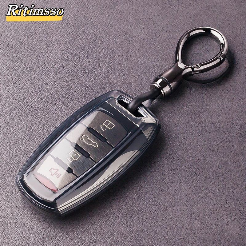 Прозрачный чехол для ключа из ТПУ для Haval Jolion 2022 Dargo F7 Jolyon H6 F7x Great Wall Gwm Poer F5 Cannon Key Cover автомобильные аксессуары