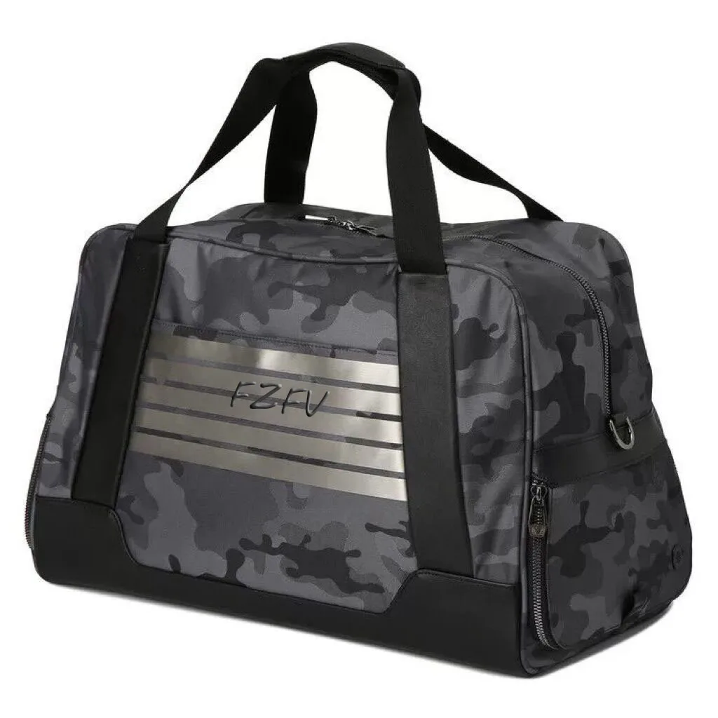 

2024 Korean Golf Boston Bag With Shoe Storage Shoulder Strap Metal Skull Head Logo Golf Clothing Bag