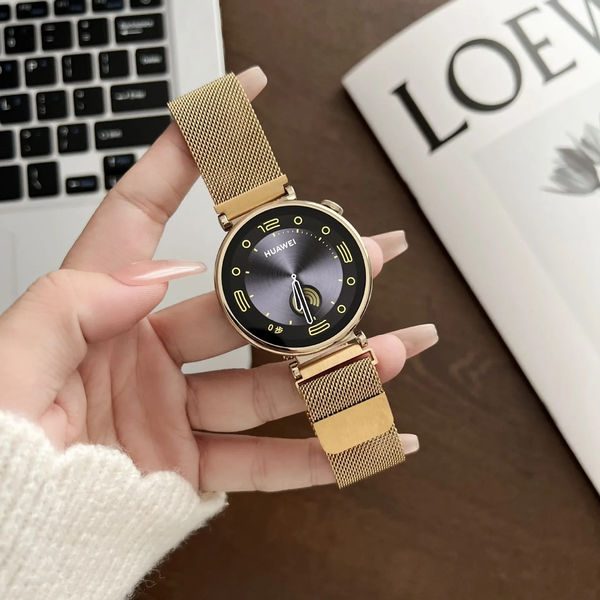 Magnetic Milanese Metal Strap - Elegant Replaceable Wristband