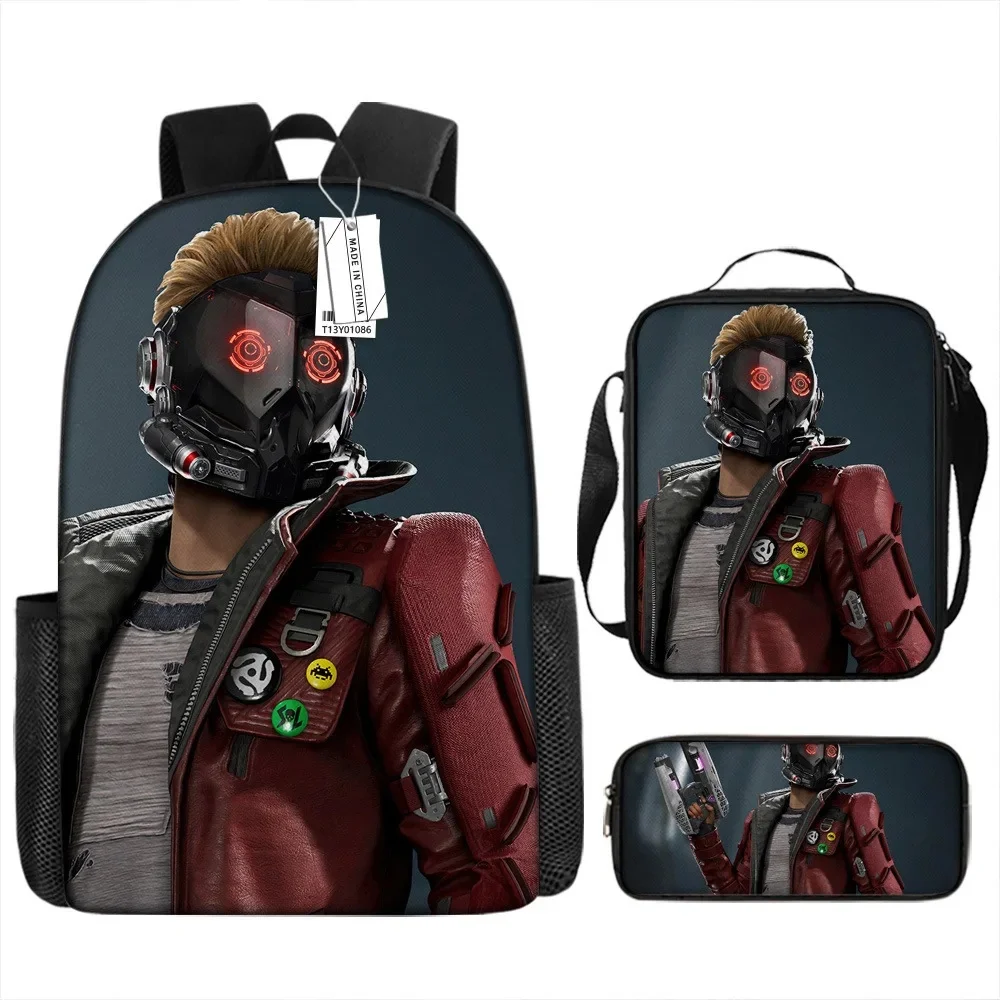 Style 1 + three-piece set (17-inch backpack + shoulder bag + pencil case)