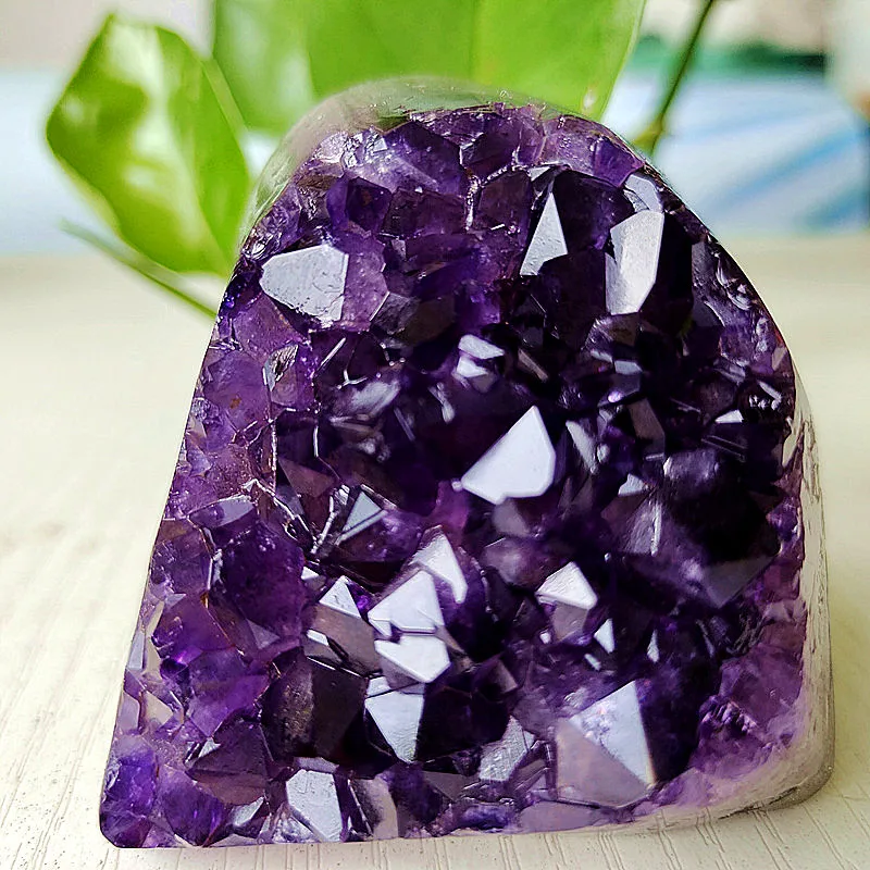 

High Quality Uruguay Amethyst Stone Geode Quartz Crystal Cluster Home Room decoration display amethyste pierre naturelle Healing