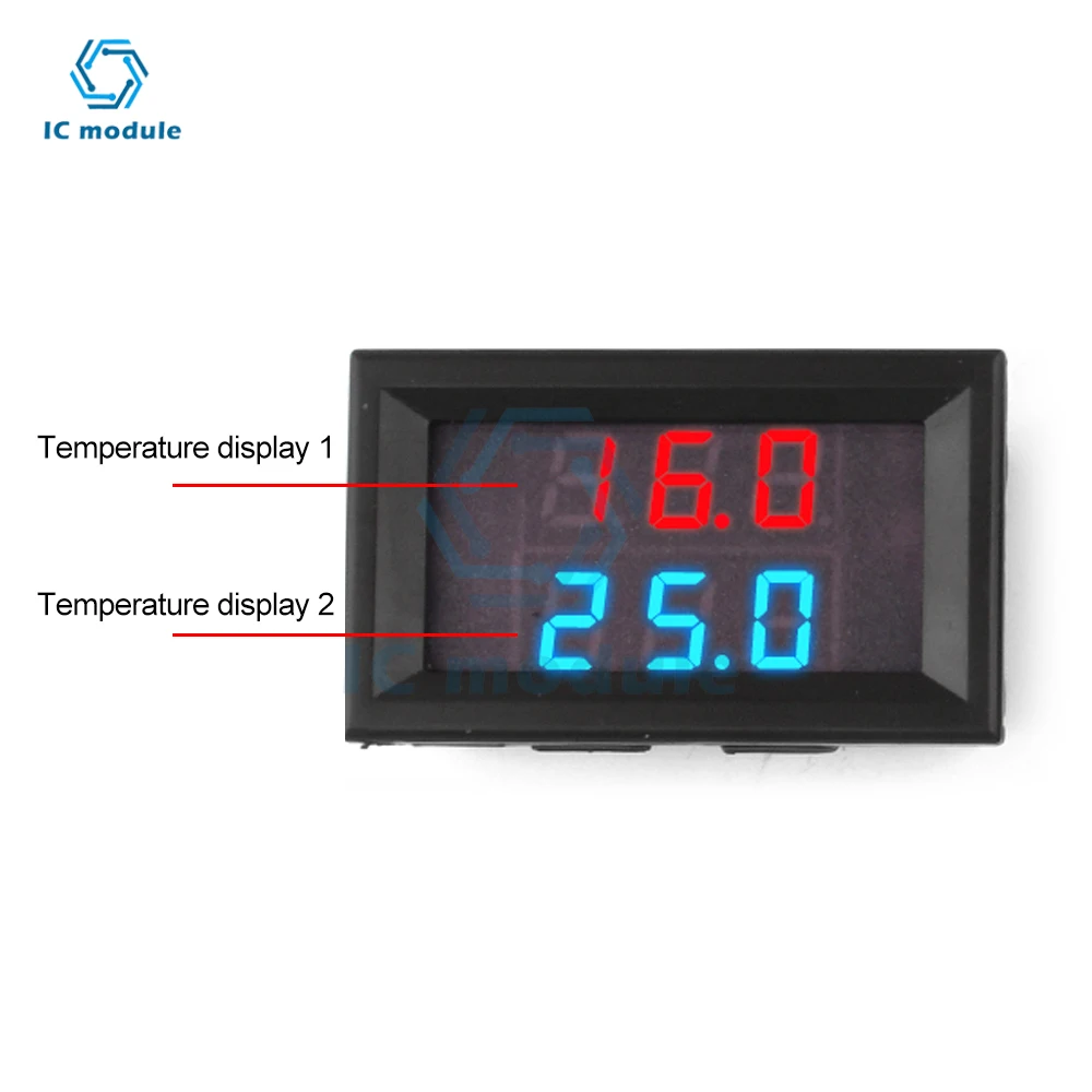Termometro digitale 2 display/2 sonde DT96