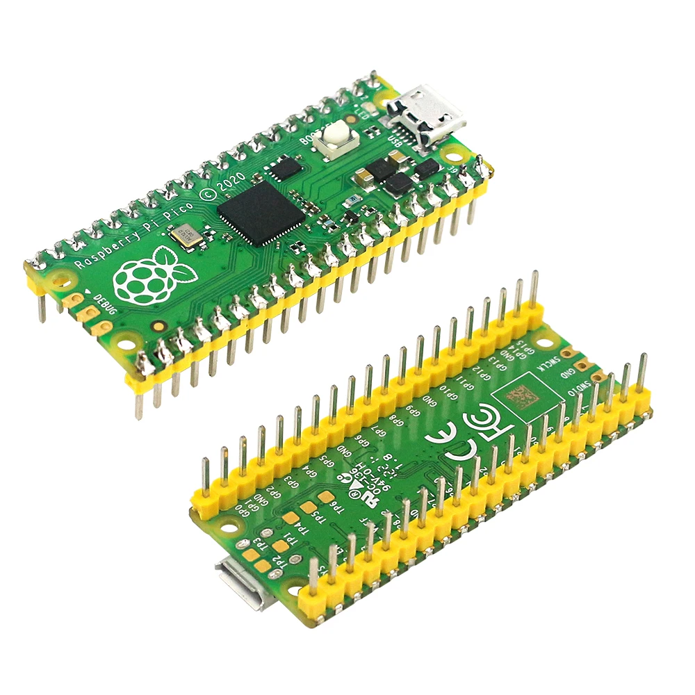 Original Raspberry Pi Pico RP2040 Microcontroller Chip Dual-Core Cortex M0+ Low-Power Optional Case Soldered GPIO for Pico raspberry pi