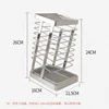 Stainless Steel Kitchen Knife Stand Tool Holder Large Capacity Knife Tool Storage Rack Household Utility Knife Holder Organizer 6
