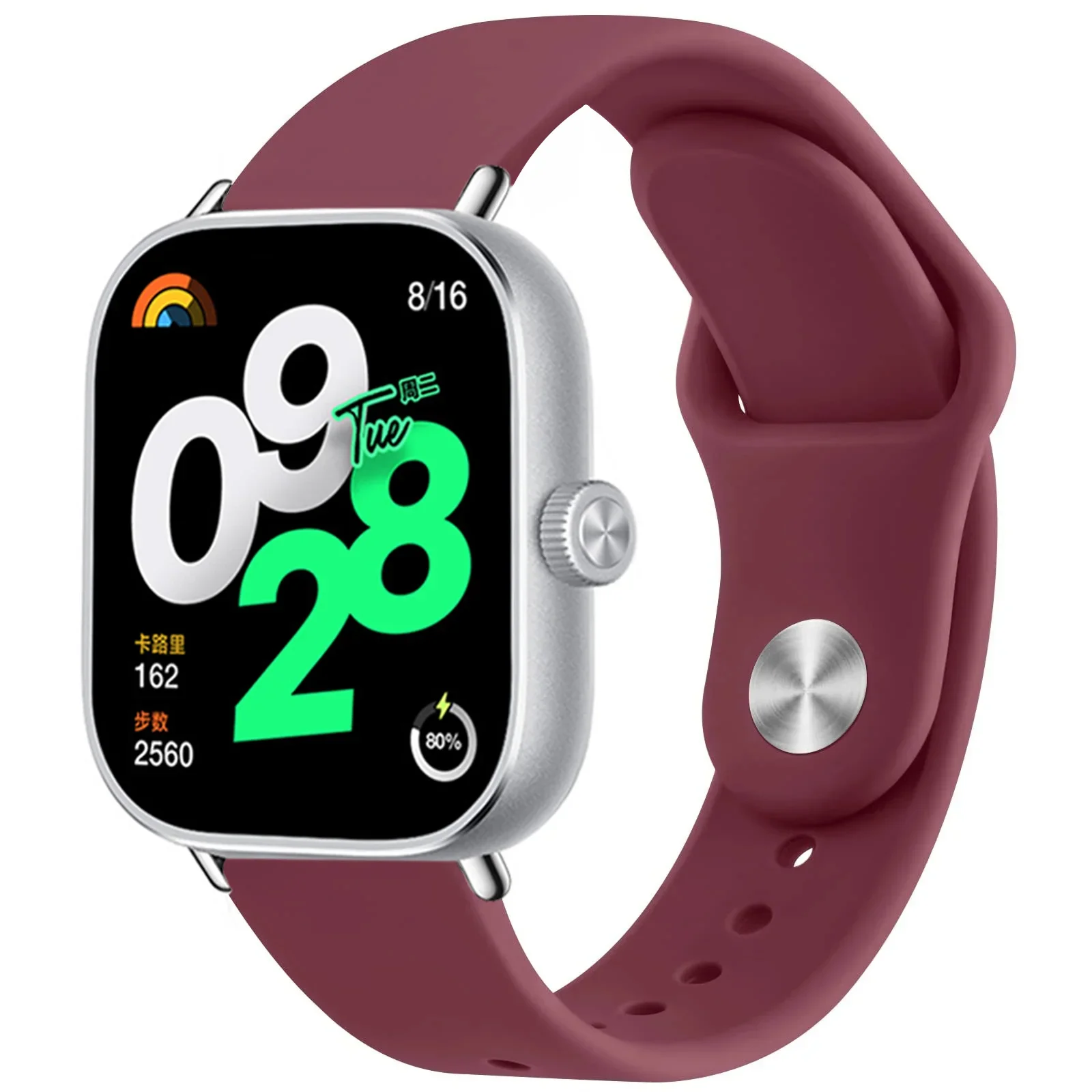 Silicone Sport Loop Replacement Band - Red