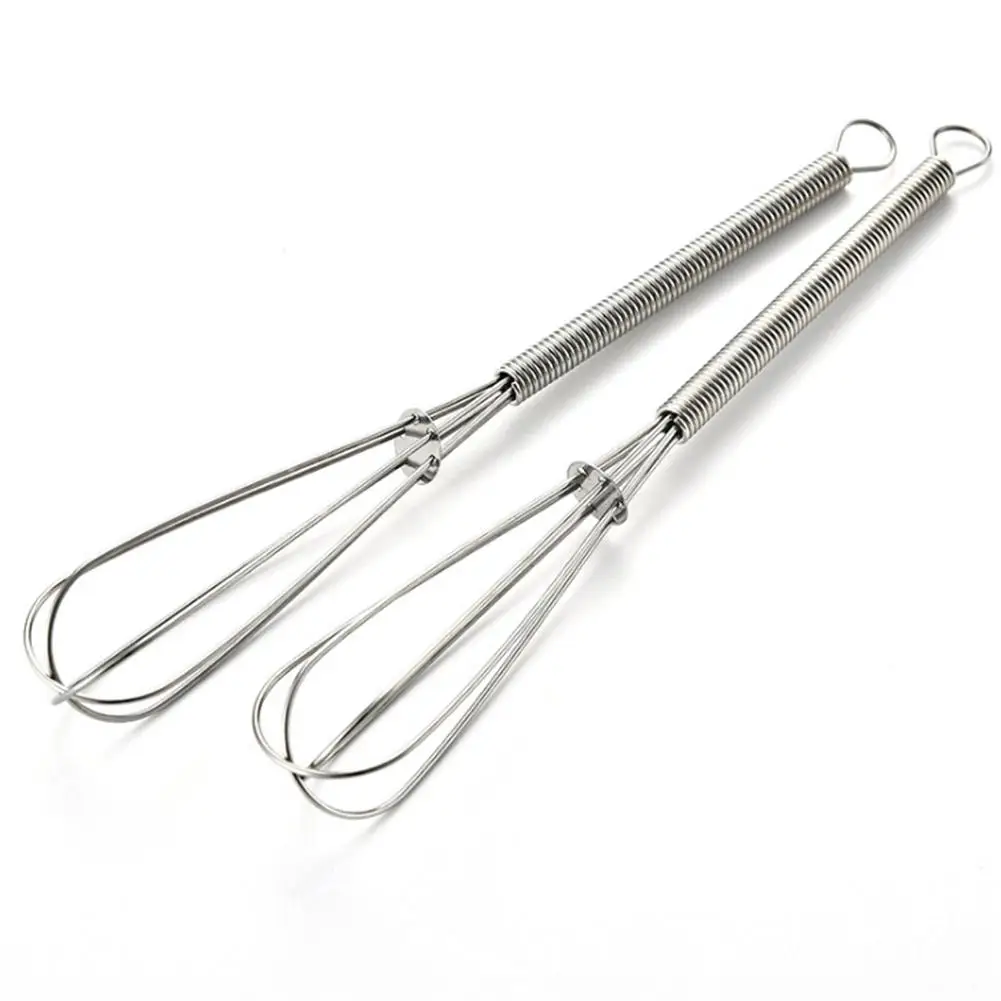 1pc Stainless Steel Whisk, Minimalist Silver Egg Beater For