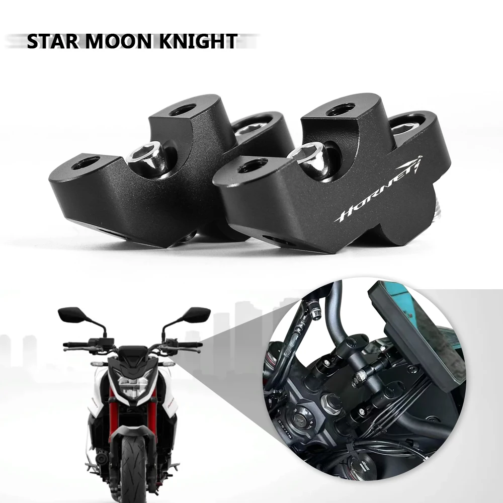 Motorcycle-Handlebar-Riser-Drag-Handle-Bar-Clamp-Extend-Adapter-For ...