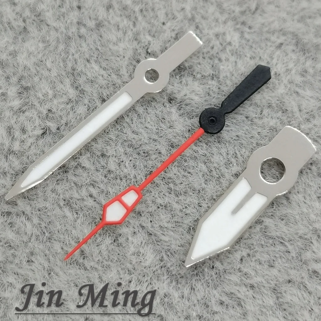 High-Quality Luminous Green and Silver Watch Hands