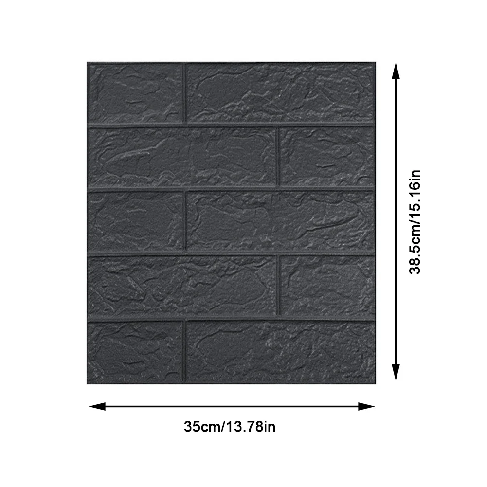 Waterproof Self Adhesive Home Decor Foam Wall Stickers