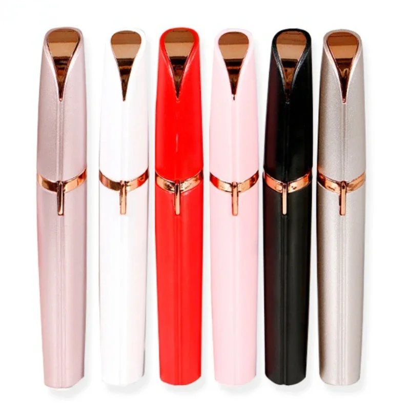 New Electric Eyebrow Trimmer for Women Hair Removal Eye Brow Epilator Mini Shaper Shaver Security Painless Razor Scissor Pen