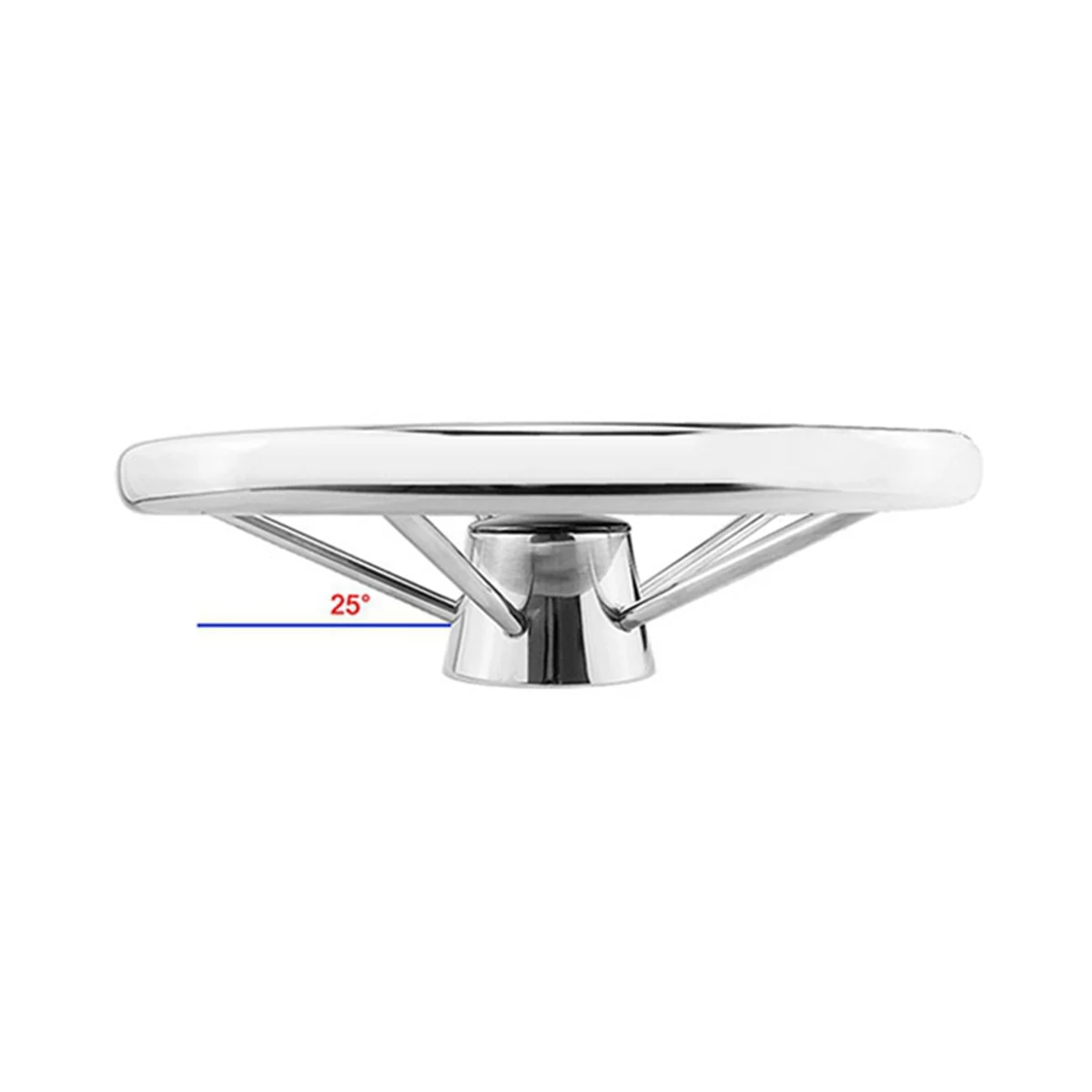 BoatSteeringWheelStainlessSteel5Spoke135InchforMostMarine