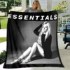 Singer AVRIL LAVIGNE Printed blanket Flannel Warm blankets Soft and comfortable blanket bed linings cubre cama Birthday Gift 5