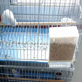 1 Pc Bird Automatic Feeder Parrot Splash Proof Removable Container Bird Cage Bird Feeder Starling Tiger Skin Peony Accessories - Image 3