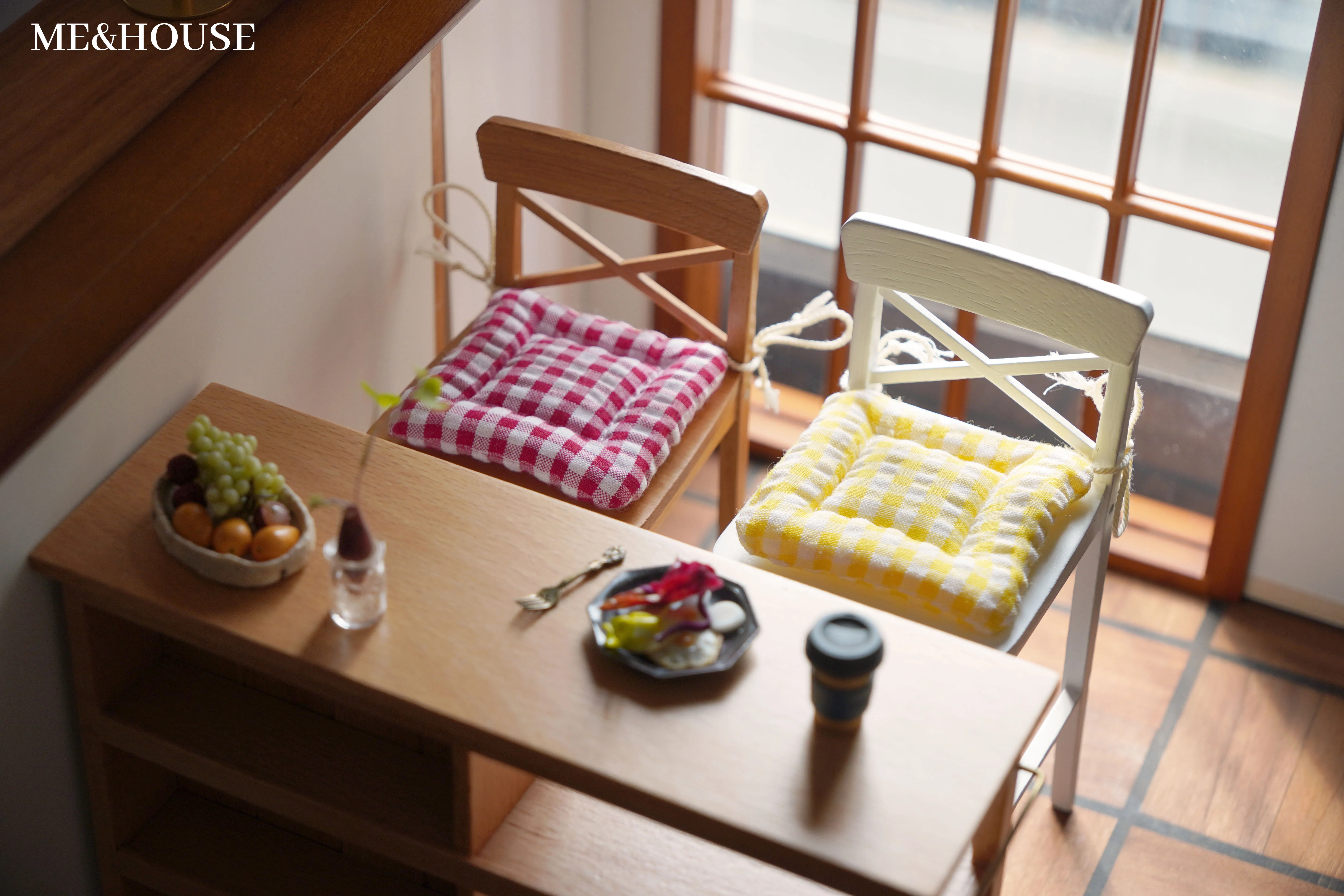 1/6 doll house model furniture accessories mini model Square cushion（Cushion only, no chair） 3