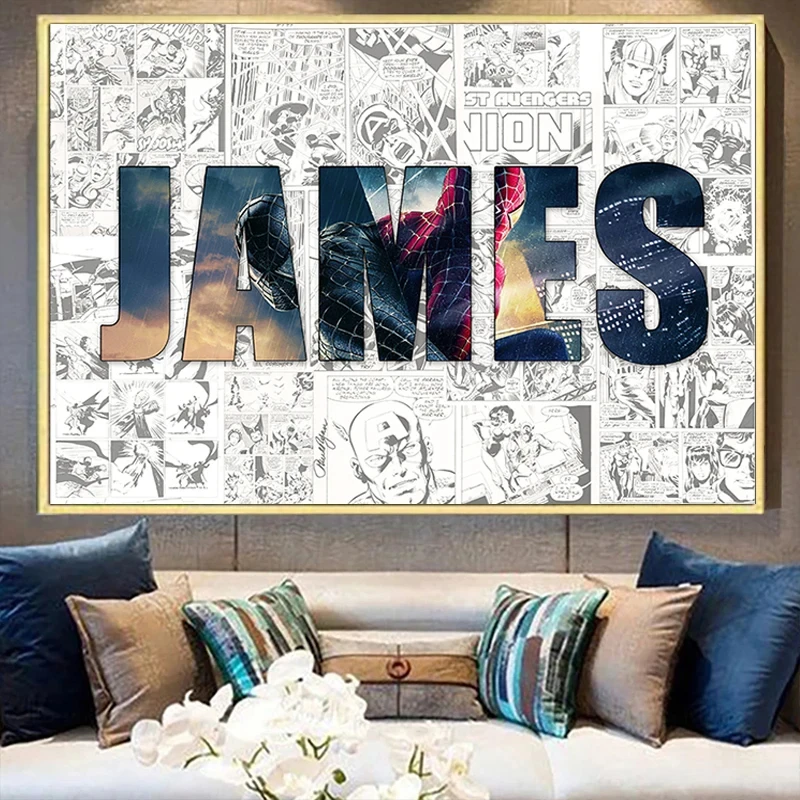 Custom Name Canvas - Iron Man 5 | Custom Name Canvas - Iron Man 4