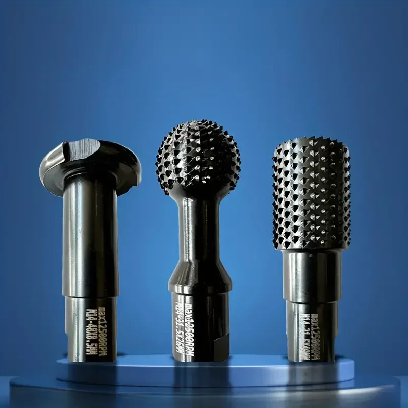 

1 комплект 3-в-1 деревообрабатывающий наконечник увеличенный деревообрабатывающий песочный шарик долото для канавок и полировки углеродистой стали, M10/M14