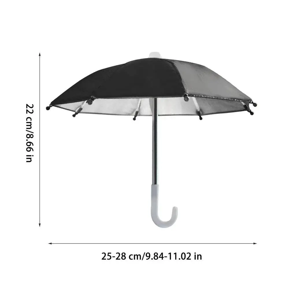 Polyester Waterproof Cycling Phone Parasol Mini Umbrella Bicycle Phone Holder Motorcycle Holder Sunshade Umbrella