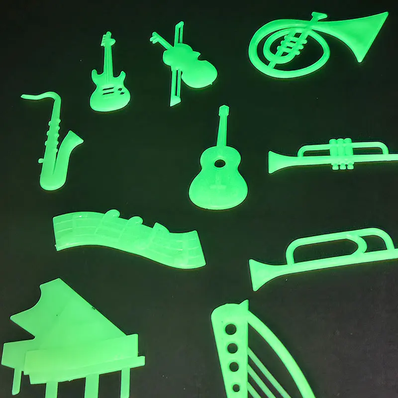 Luminous Wall Sticker Alphabet and Figure Elements Room Decoration Fluorescent Sticker
