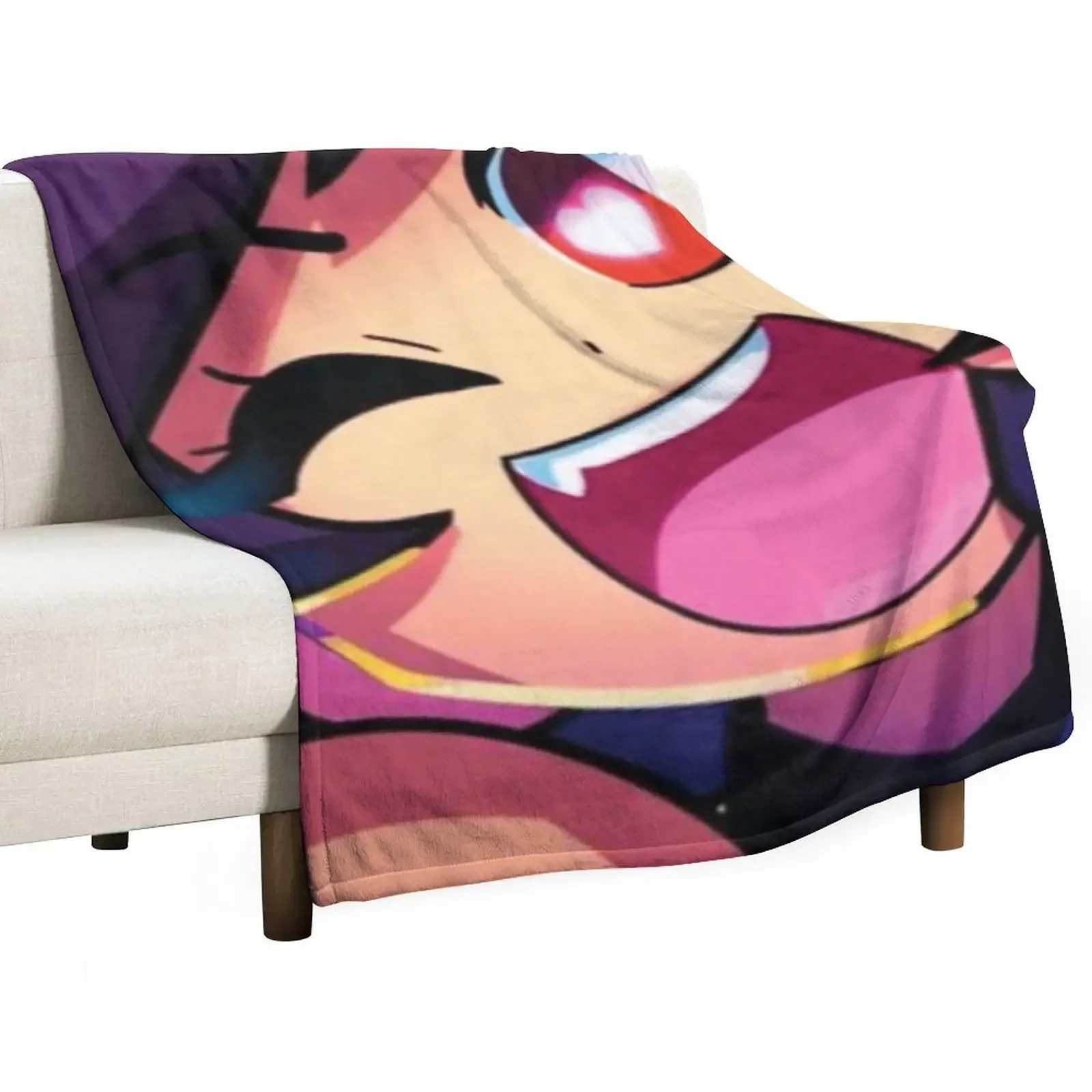 

Aphmau Face Throw Blanket Shaggy christmas decoration Baby Blankets