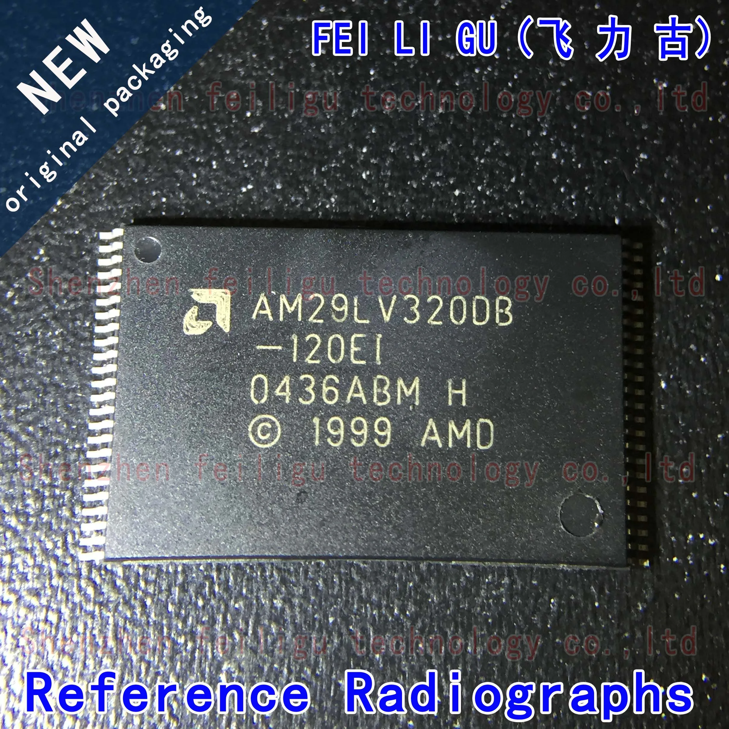 1PCS 100% New original AM29LV320DB-120EI AM29LV320DB Package:TSOP48 Memory Flash Chip