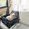 High Quality Pet Dog Car Booster Seat Pet Mesh Puppy Safety Belt Stable Foldable Travel Pet Dog Car Seat Booster Basket