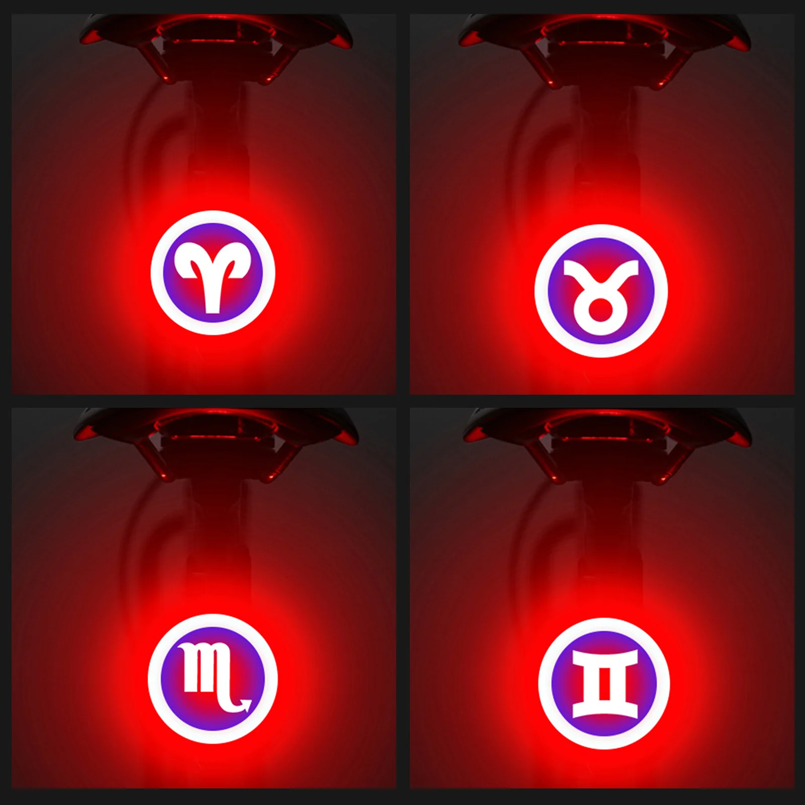 LED światła tylne MTB Road Bike Taillight nocne ostrzeżenie o bezpieczeństwie rowerowe światła USB akumulator jazda na zewnątrz światło rowerowe