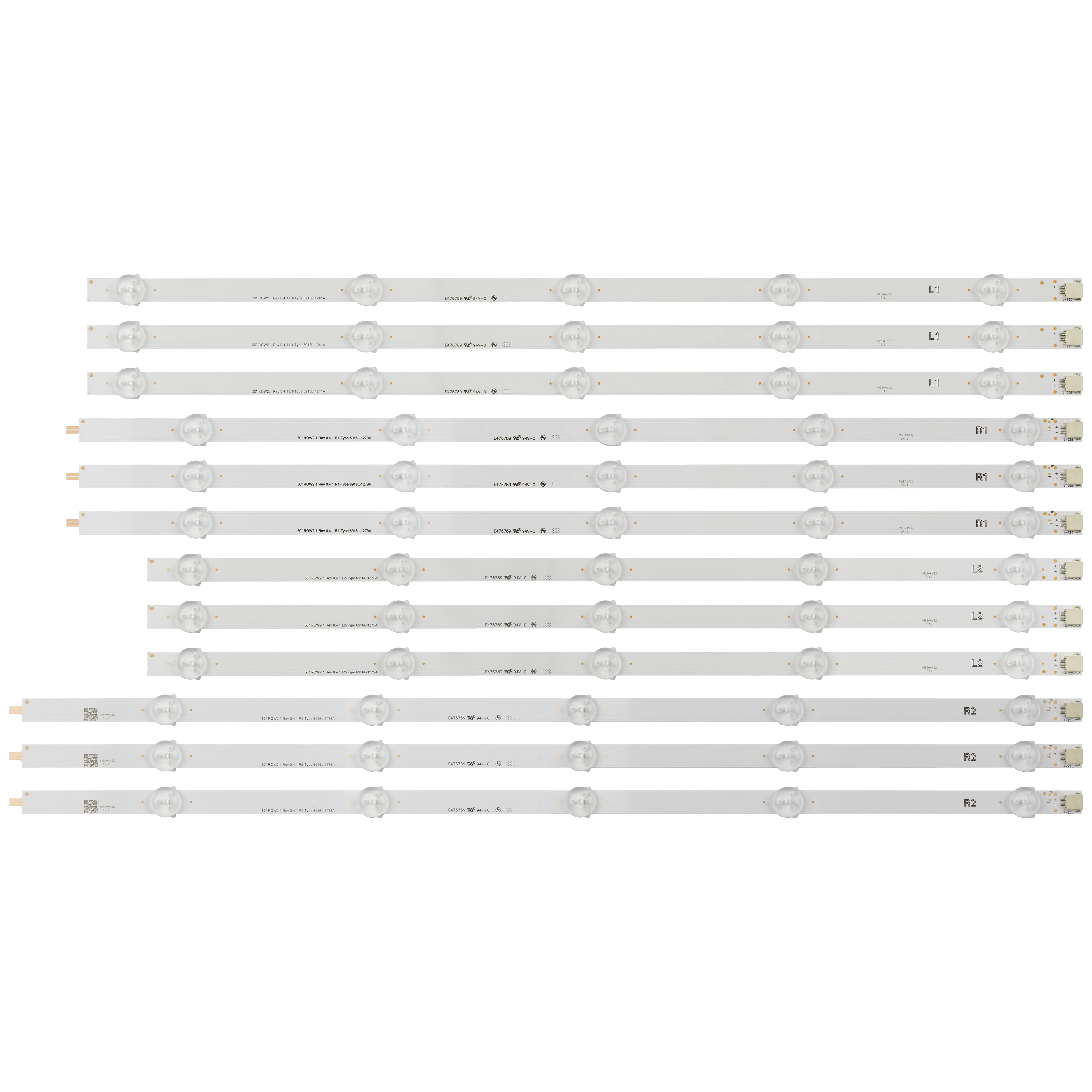 Tira Conduzida Luz de Fundo para Panasonic Tx-l50b6b Tx-l50bl6e Tx-l50bl6b Tx-l50b6e Toshiba 50l4353d 50l1350uc 50l1350u 50l2300u Novo