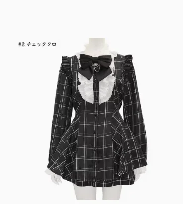 2 plaid black 7