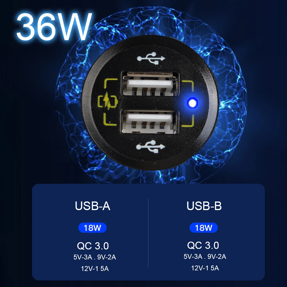 Presa accendisigari, splitter per sigari 3 in 1 adattatore di