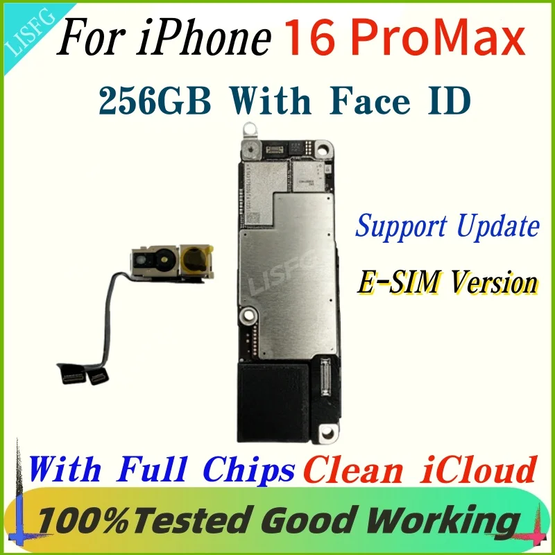 For iPhone 16/16 Pro/ 16 ProMax Unlocked Mainboard Authentic With