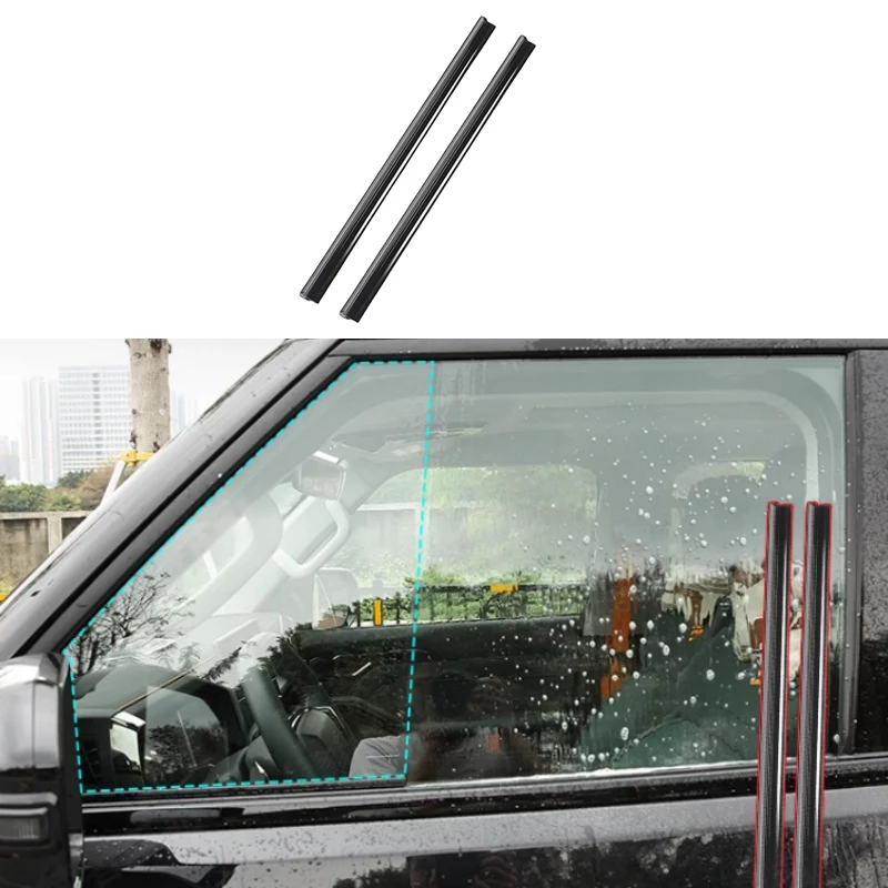 

Car Side Window Wiper Fit for Chery JETOUR Traveler T2 2023-2024 Modified Door Glass Wiper Anti-rain and Fog Dual-strip Wiper