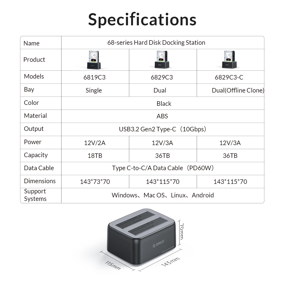 suportes e cases para hd