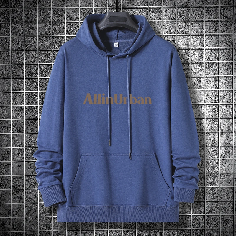 CUMUKKIYP Trendy Men's Loose Hooded Sweatshirt - Autumn/Winter 2023 Casual Top