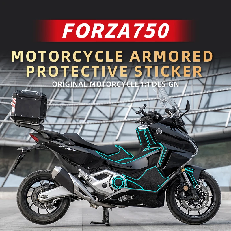 Used For HONDA FORZA750 Motorcycle Accessories Plastic Area Refit Armor Fairing Kits Decoration And Protection Stickers 1pcs handle set plastic pull recoil for honda gx160 gx200 gx240 gx270 gx340 gx390 practical high quality