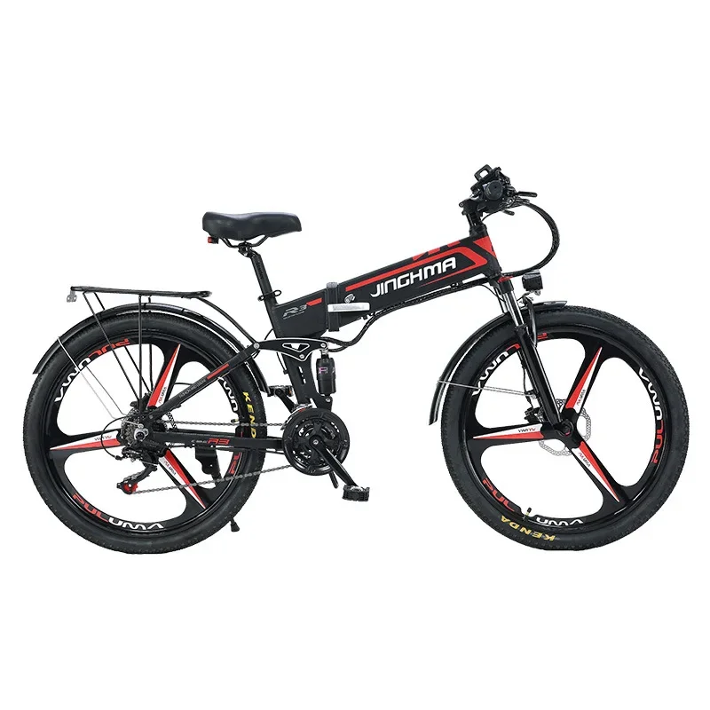 

Foldable Air Pressure Electric Bicycle, 500W Motor, 48V 10AH Battery, 26Inch Tire, 21 Speed Hydraulic Brake
